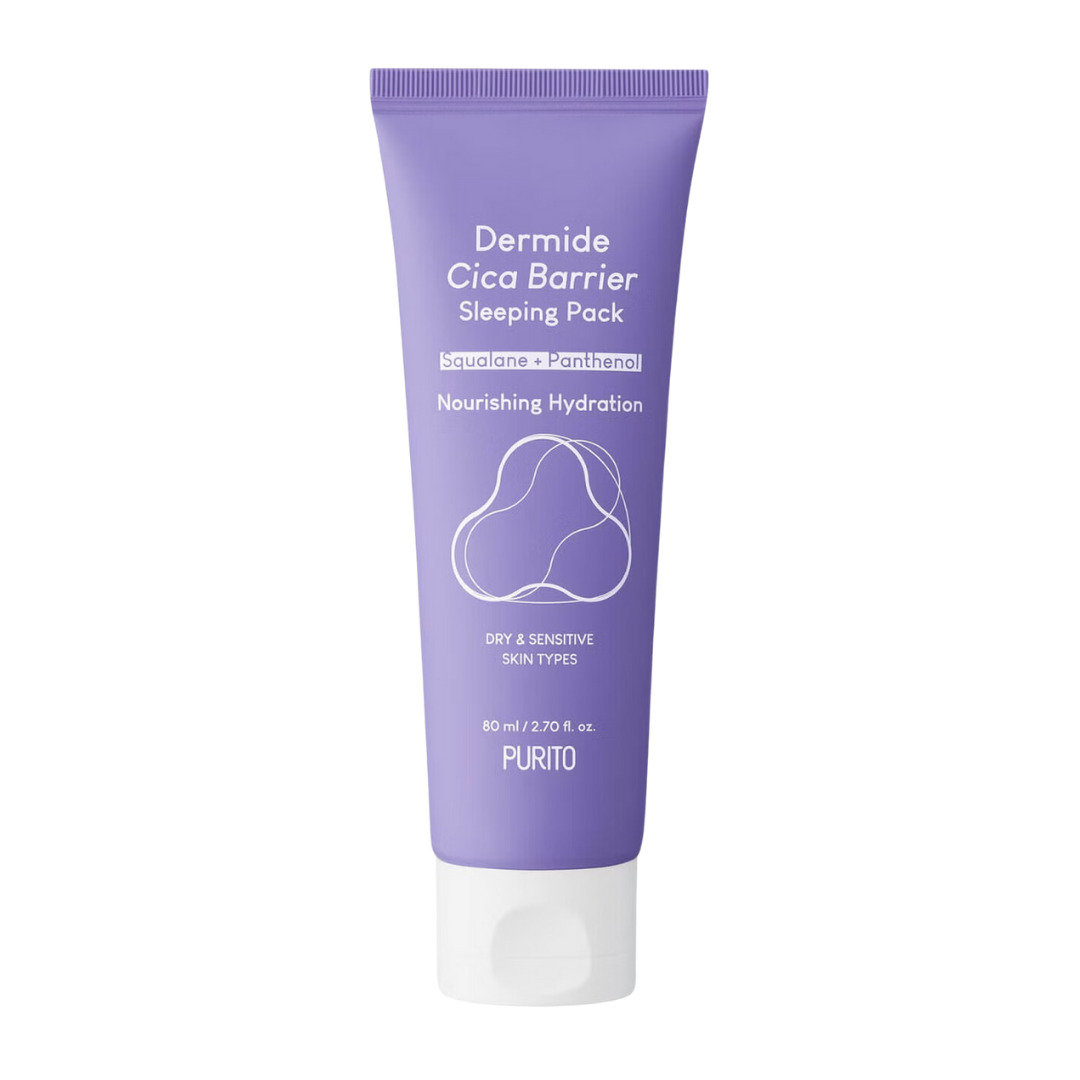 [Purito] Dermide Cica Barrier Sleeping Pack 80ml.