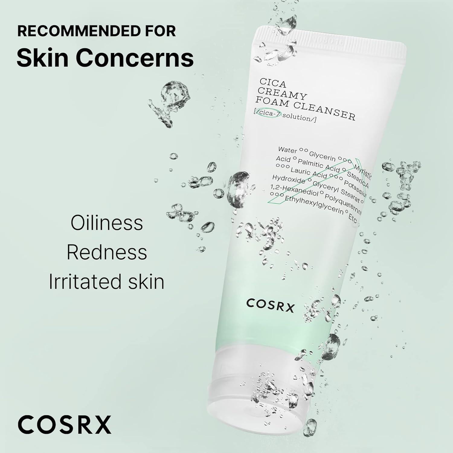 [Cosrx] Pure Fit Cica Creamy Foam Cleanser 150ml