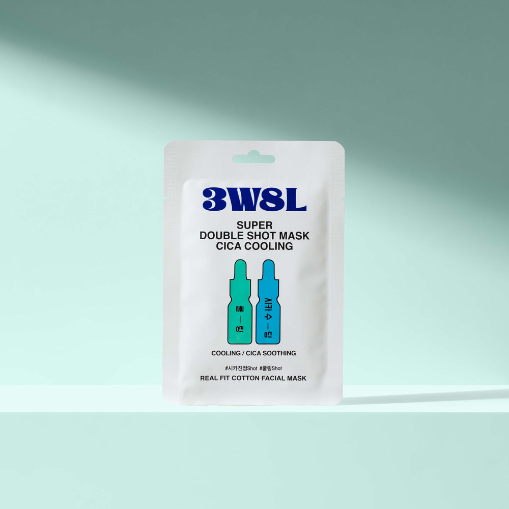 [3W8L] Super Double Shot Mask Cica Cooling 27ml