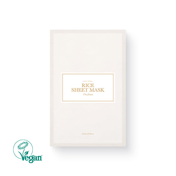 [ImFrom] Rice Sheet mask 20ml (1ea)