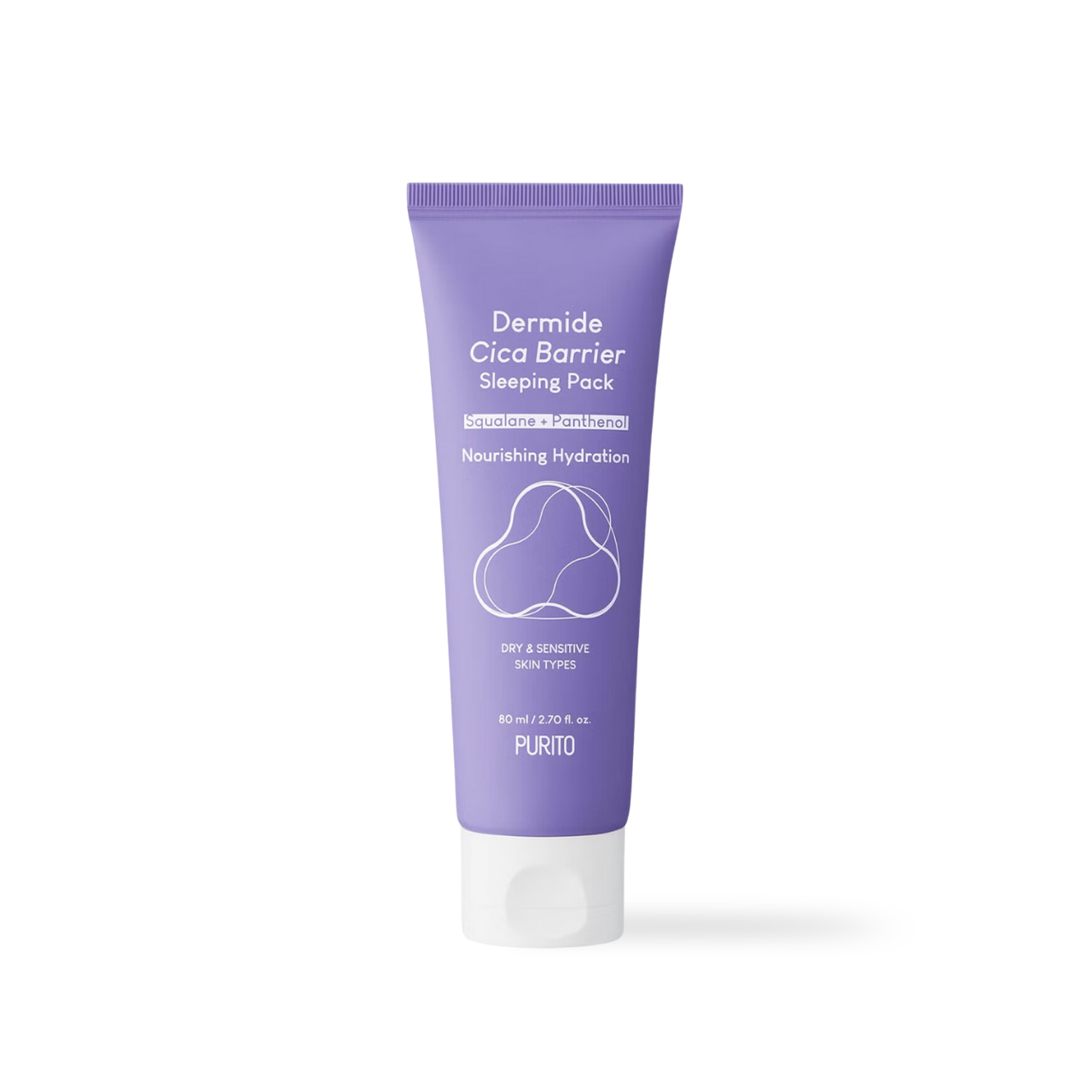 [Purito] Dermide Cica Barrier Sleeping Pack 80ml.
