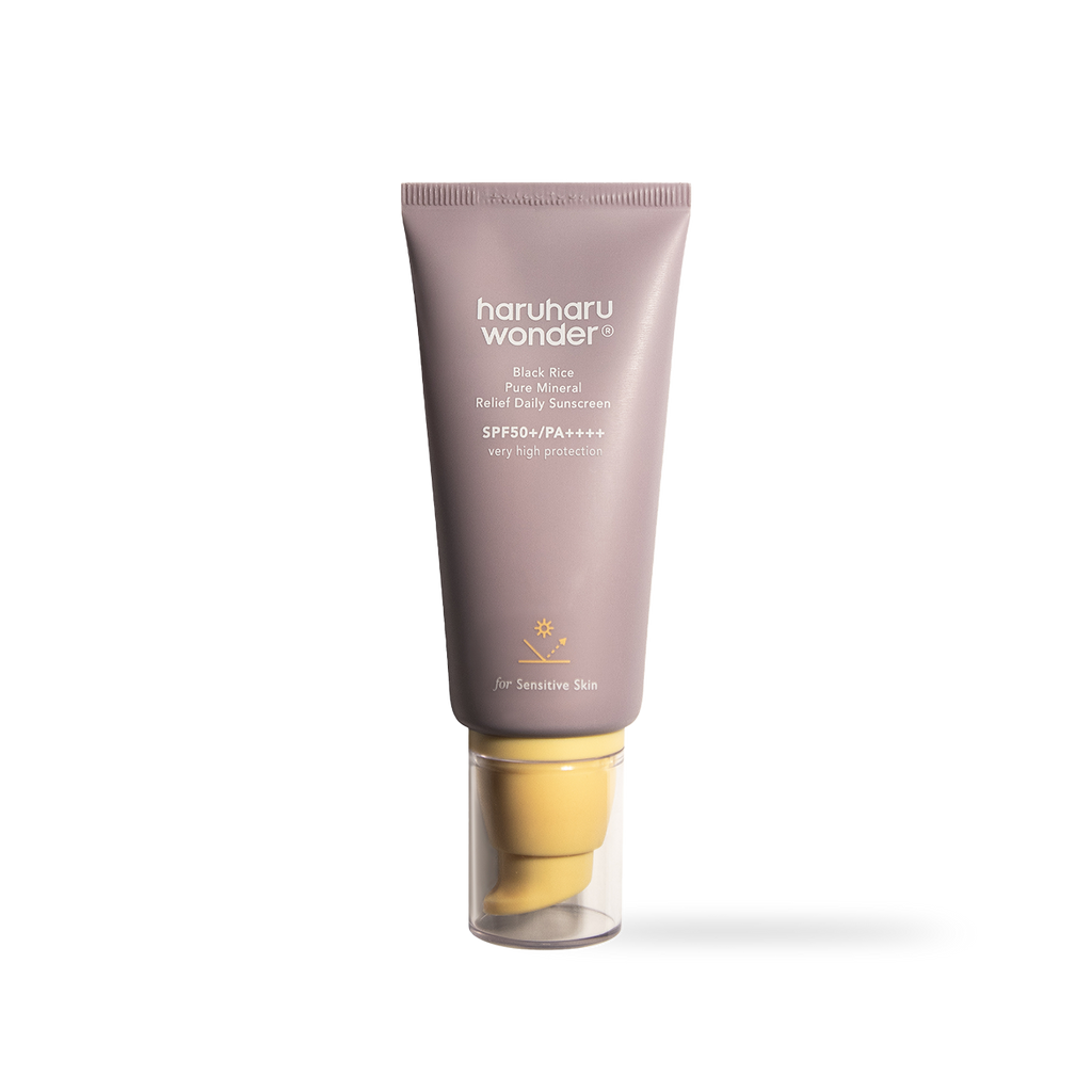 [haruharuwonder] Black Rice Pure Mineral Relief Daily Sunscreen Unscented SPF50+ 50ml