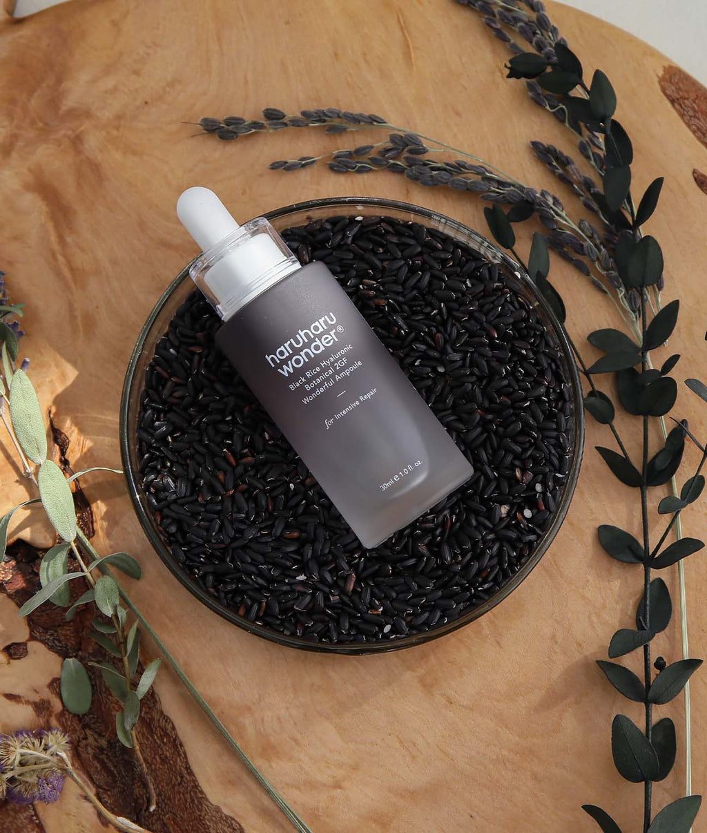 [haruharuwonder] Black Rice Hyaluronic Botanical 2GF Wonderful Ampuole 30ml