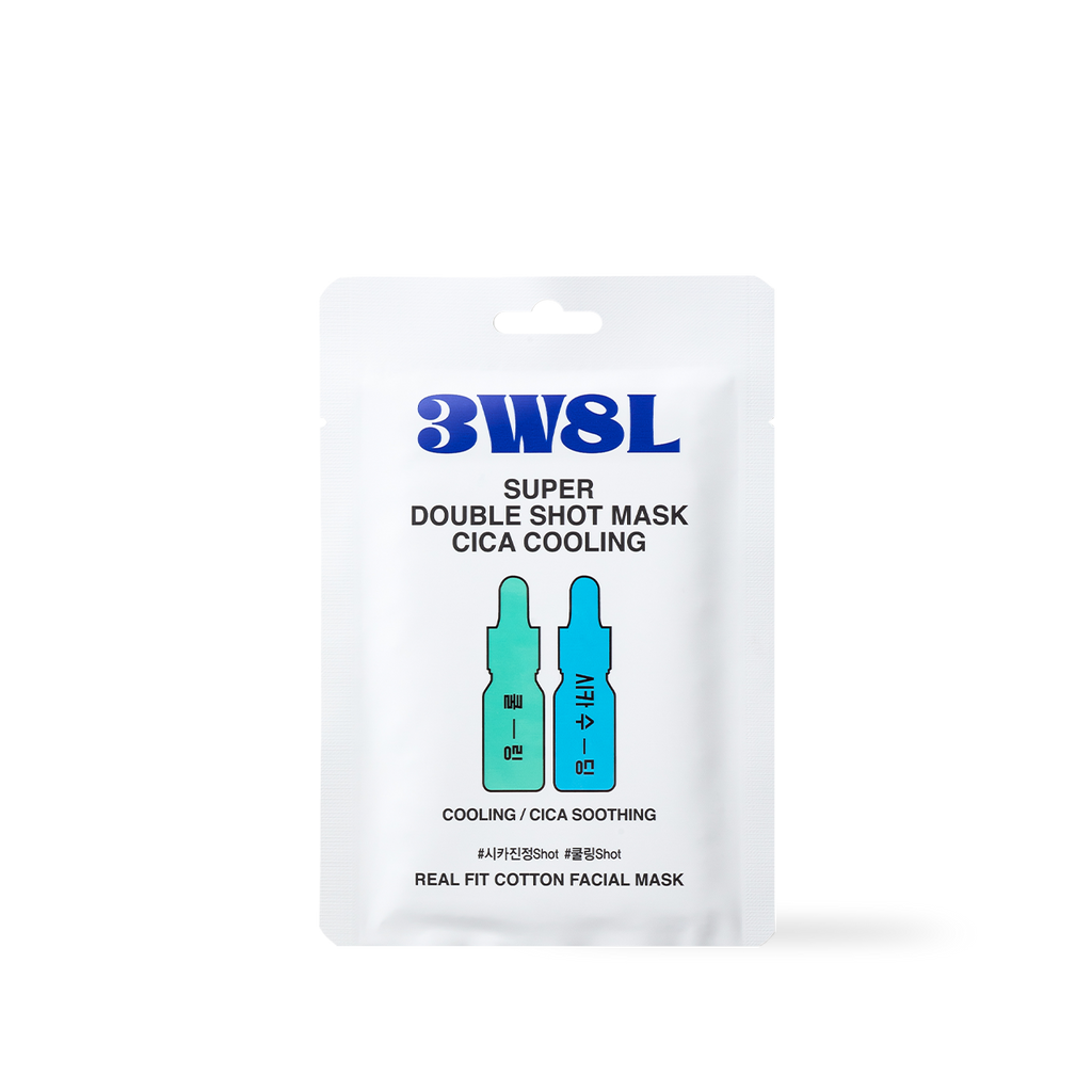 [3W8L] Super Double Shot Mask Cica Cooling 27ml
