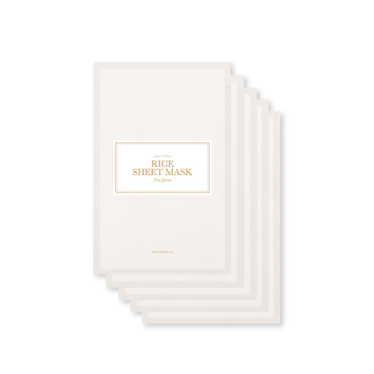 [ImFrom] Rice Sheet mask Set (5ea)